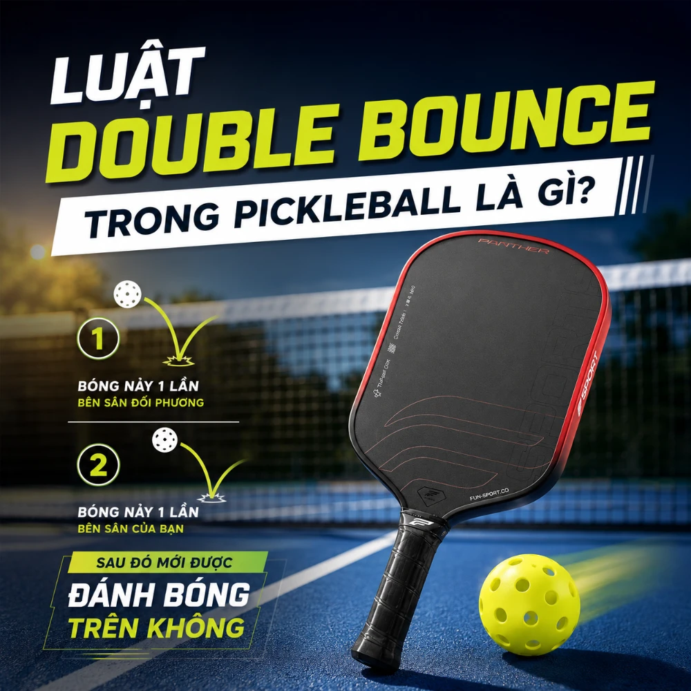 Giải Mã Luật Double Bounce: Chìa Khóa Tạo Nên Sức Hấp Dẫn Của Pickleball - anh 1