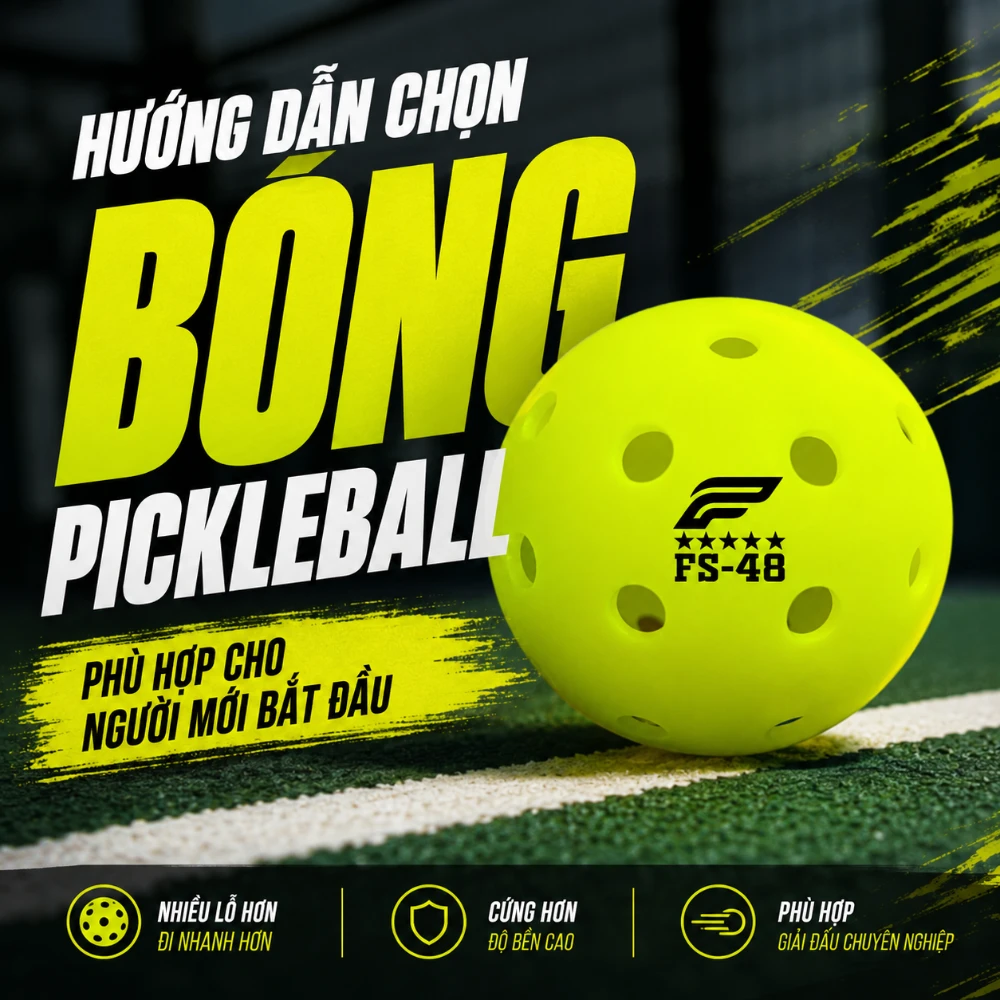 Hướng Dẫn Chọn Bóng Pickleball Phù Hợp Cho Người Mới Bắt Đầu - anh 1