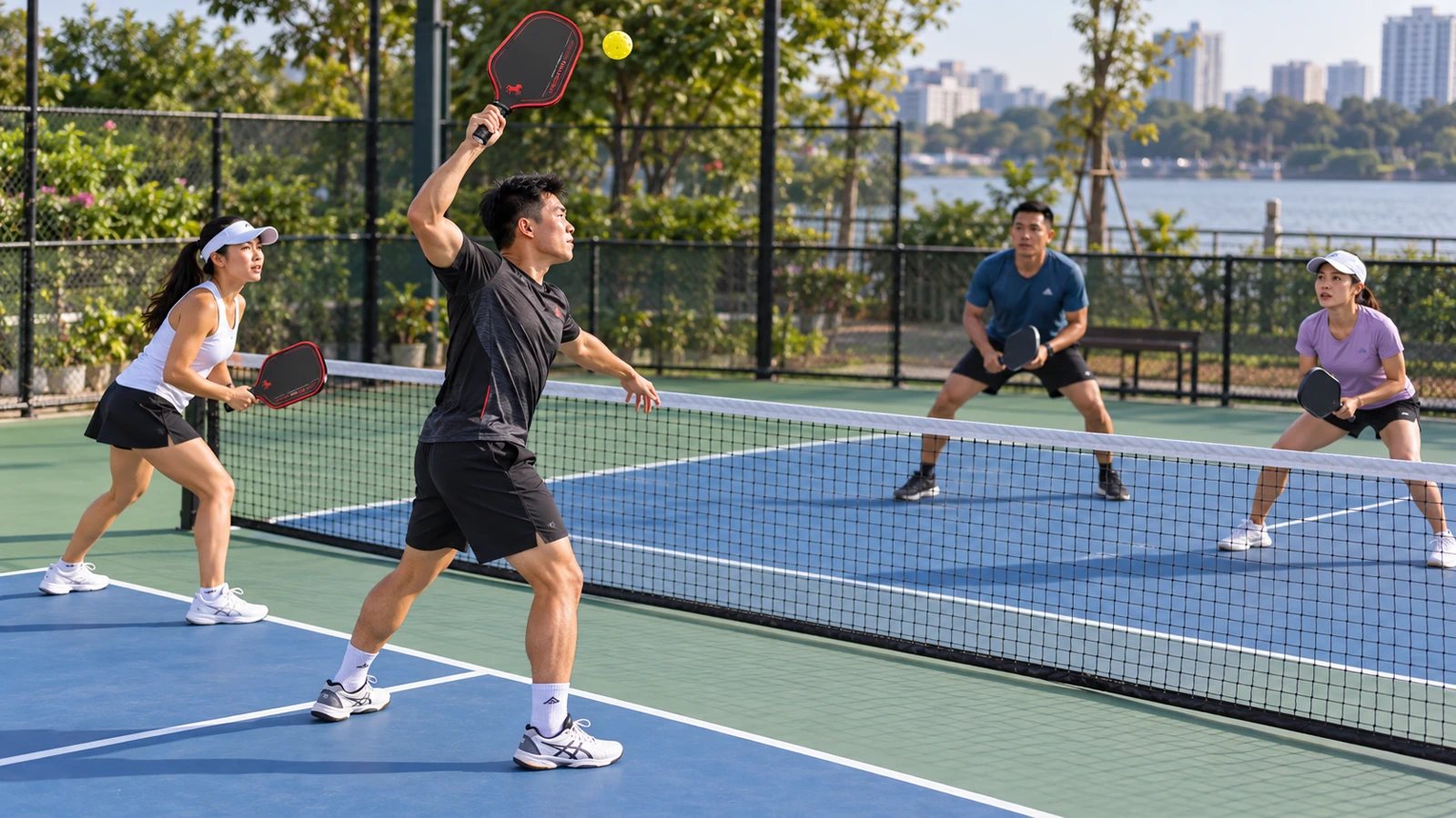 Khi Bị Ép Về Cuối Sân Và Đối Thủ Smash: Phòng Thủ Hay Phản Công Trong Pickleball?